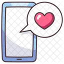 Smartphone Love Phone Icon
