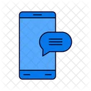 Mobile Smartphone Chat Icon