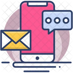 Mobile Chat  Icon