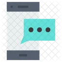 Mobile Chat  Icon