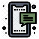 Mobile Chat  Icon