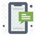 Mobile Chat  Icon