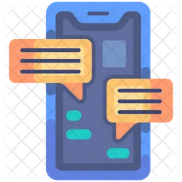 Mobile chat  Icon