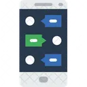 Mobile Chat  Icon