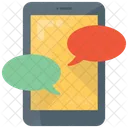 Mobile Chat  Icon