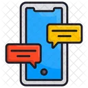 Mobile Chat Technology Device Icon