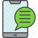 Mobile Chat  Icon