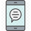 Mobile Chat Mobile Chatting Mobile Communication Icon