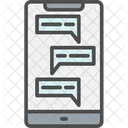 Mobile Chat  Symbol
