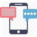 Mobile Chat Sms Chat Icon