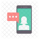 Mobile Chat Digital Chat Online Chat Icon