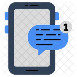 Mobile Chat  Icon