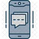 Mobile Chat App Communication Icon