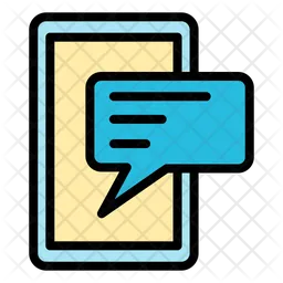 Mobile Chat  Icon