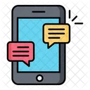 Mobile Chat  Icon