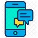 Online Chat Chat Bubble Mobile Icon