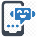 Mobile chat bot  Icon