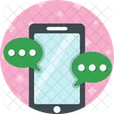 Mobile Chat Messaging Communication Icon