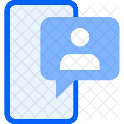 Mobile chat  Icon