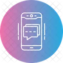 Mobile Chat  Icon