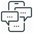 Mobile Chat  Icon