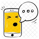 Mobile Chat  Icon