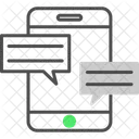 Mobile Chat  Icon