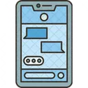 Mobile Chat  Icon