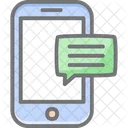 Mobile Chat  Icon