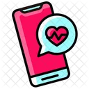Mobile Chat Medical Report  Icon