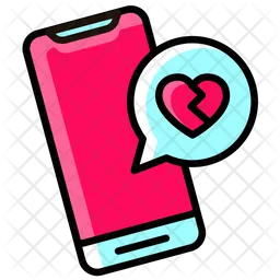 Mobile Chat Rating  Icon