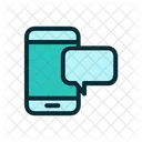 Mobile Chatting Mobile Mobile Support Icon