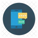 Mobile Chatting Bubble Chat Icon