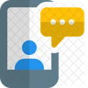 Mobile Chatting Mobile Communication Conversation Icon