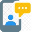 Mobile Chatting  Icon