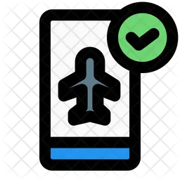 Mobiler Check-in  Symbol