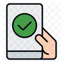 Mobile Icon Check Mark Success Icon