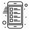 Mobile Checklist  Icon