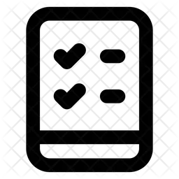Mobile Checkliste  Symbol