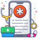 Medical App Healthcare App Mobile Checkup Icon