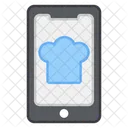 Mobile Chef Online Chef Mobile Restaurant Icon