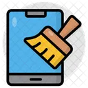 Mobile Clean Data Clean Data Delete Icon
