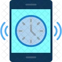 Mobile Clock Mobile Time Icon