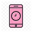Mobile Clock  Icon