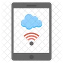 Mobile Cloud Technology Icon