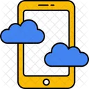 Asset Mobile Cloud Mobile Data Cloud Icon