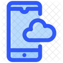 Internet Technology Mobile Cloud Mobile Data Cloud Icon