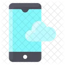 Internet Technology Mobile Cloud Mobile Data Cloud Icon