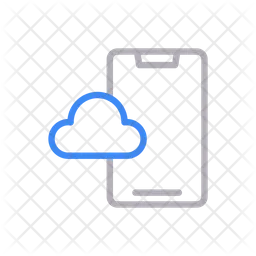 Mobile Cloud  Icon