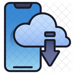 Mobile cloud  Icon